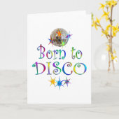 生まれDisco カード (黄色い花)