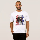 生まれFree American Bison Shirt - 250年無料 Tシャツ (正面フル)