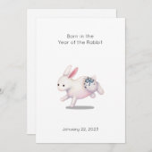 「生まれIn the Year of the Rabbit」ベビー (正面/裏面)