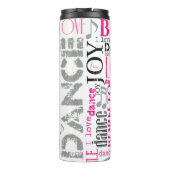 生まれPink Gray ID277をダンスに追加 タンブラー (裏面)