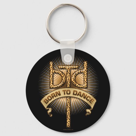 生まれTo Dance(ヒョウ) キーホルダー (正面)