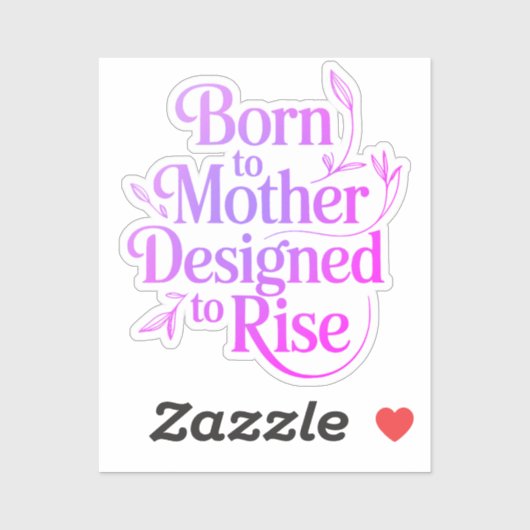 生まれTo Mother引用文シール シール (シート)