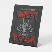 生まれTo Rock – ゲストブックサイン 台座サイン (正面)