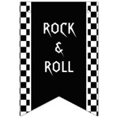 生まれTo Rock & 転が Guitar Rockerミュージシャンパーティー バンティングフラッグ (第2の旗)