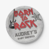 生まれTo Rock - Baby Shour ペーパープレート (正面)