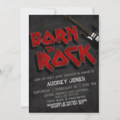 生まれTo Rock - Baby Shour 招待状 (正面)