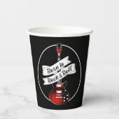 生まれTo Rock & Guitar転が RockerミュージシャンパーティーP 紙コップ (裏面)