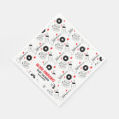 生まれTo Rock Star Baby Shour スタンダードランチョンナプキン (角)