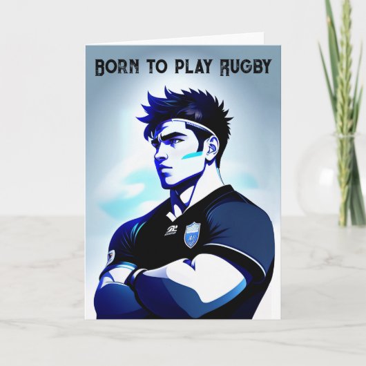 「生まれTo Rugby」 – ラグビー遊グリーティングカード シーズンカード (正面)