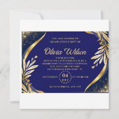 生まれTo Sparkle - 7月4日かわいいパーティー 招待状 (裏面)