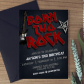 生まれTwo Rock - 2回目の誕生日 招待状