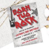 生まれTwo Rock - 2回目の誕生日 招待状