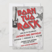 生まれTwo Rock - 2回目の誕生日 招待状 (正面)