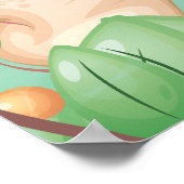 生まれWild Kids Room Poster with Name & Year ポスター (角)