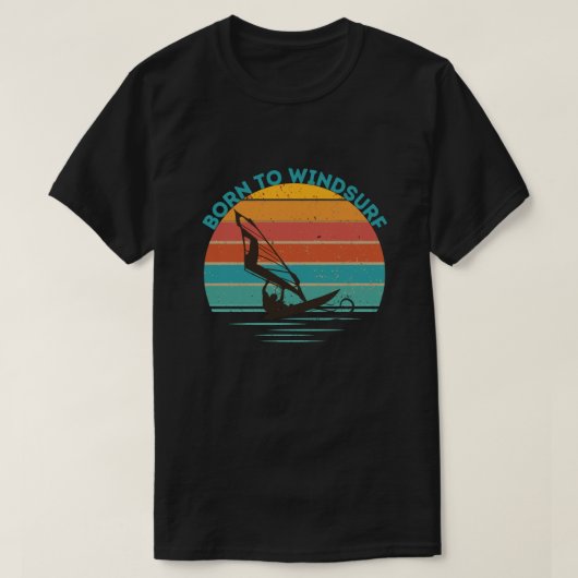 生まれWindsurf Tシャツ (デザイン正面)