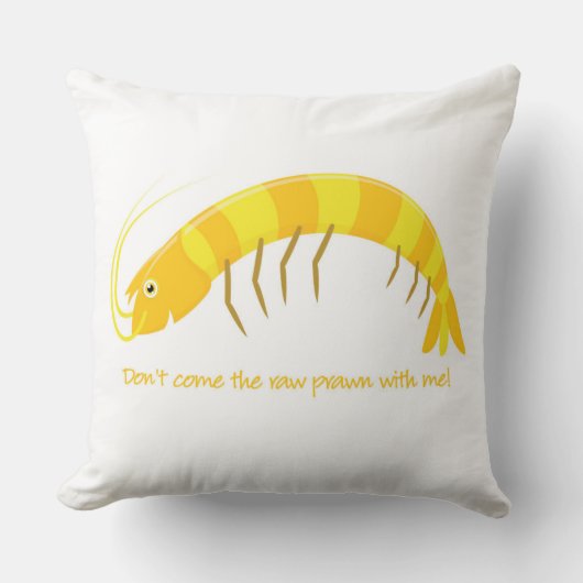 「生ま来しなエビを！」 クッション (正面)