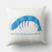 「生ま来しなエビを！」 クッション (裏面)