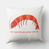 「生ま来しなエビを!」 クッション (裏面)