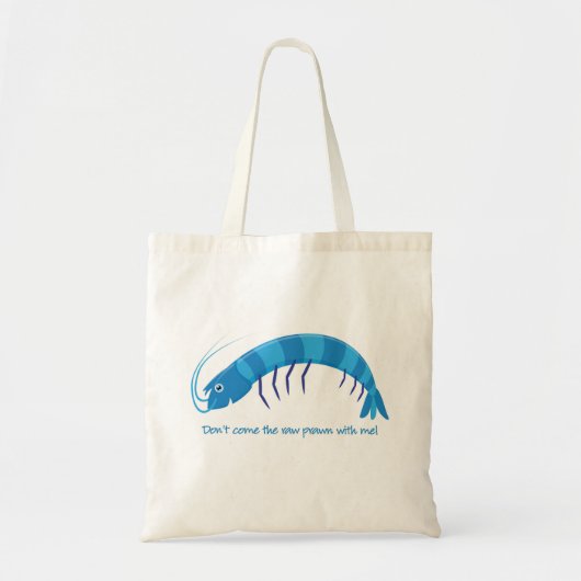 「生ま来しなエビを！」 トートバッグ (正面)
