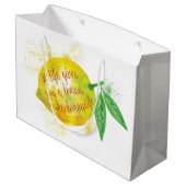 生もし与え活はレモン、レモネード ラージペーパーバッグ (裏面アングル)
