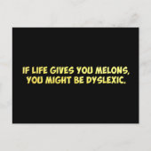 生もし活与えはメロンだ ポストカード (正面)