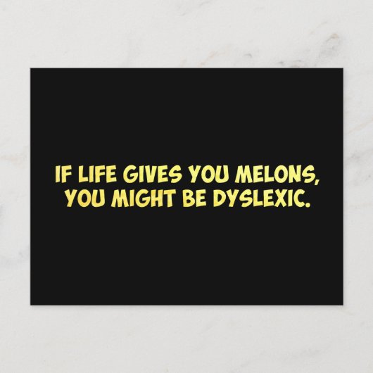 生もし活与えはメロンだ ポストカード (正面)