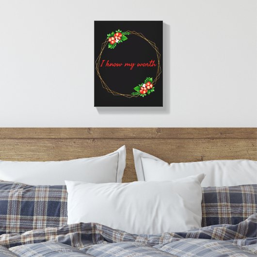 生やる気を起こさせる活の肯定 キャンバスプリント (インサイチュ (寝室))