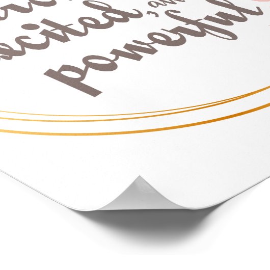 生やる気を起こさせる活の肯定 ポスター (角)