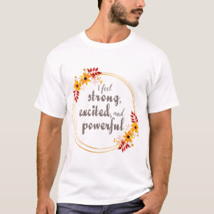 生やる気を起こさせる活の肯定 Tシャツ
