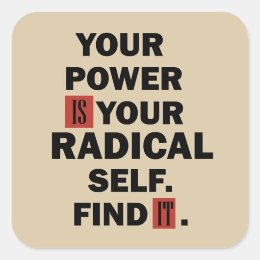 生やる気を起こさせる活引用文 スクエアシール (正面)