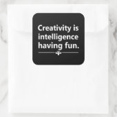 生やる気を起こさせる活引用文 スクエアシール (バッグ)