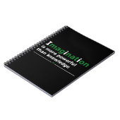 生やる気を起こさせる活引用文 ノートブック (左側)