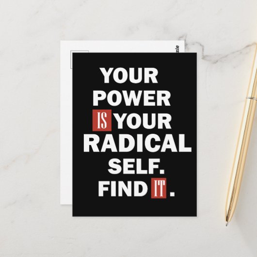 生やる気を起こさせる活引用文 ポストカード (正面/裏面インサイチュ)