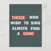 生やる気を起こさせる活引用文 ポストカード (正面)