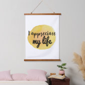 生やる気を起こさせる活引用文 吊り下げ型タペストリー (寝室)