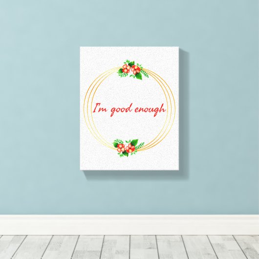 生やる気を起こさせる活感動的引用文 キャンバスプリント (インサイチュ (ウッドフロア))