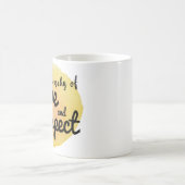 生やる気を起こさせる活感動的引用文 コーヒーマグカップ (中央)