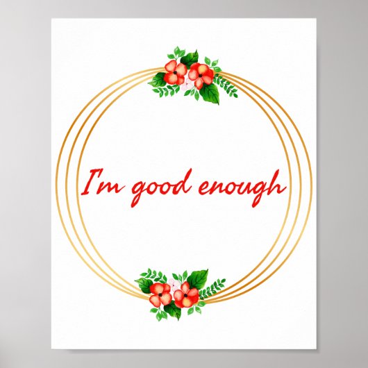 生やる気を起こさせる活感動的引用文 ポスター (正面)