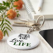 生やる気を起こさせる活 キーホルダー (側面)