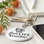 生やる気を起こさせる活 キーホルダー (側面)