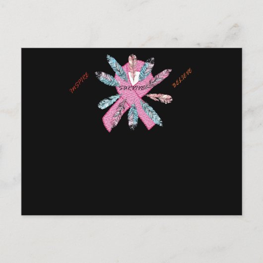 生インスパイア信じ乳がん認識度 案内ポストカード (正面)