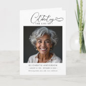 生エレガント命のお祝い プログラム (正面)