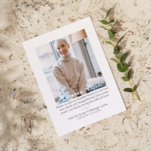 生エレガント命サンキューカードの葬儀お祝い