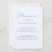 生エレガント命フローラお祝い記念碑 招待状 (裏面)