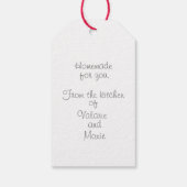 生エレガント果肉入り白猫 ギフトタグ (裏面)