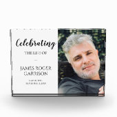 生エレガント活お祝い フォトブロック (正面)