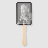 生エレガント活写真左お祝い ハンドファン (正面)