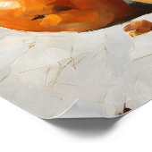 生エレガント活：花の花瓶で静物 ポスター (角)