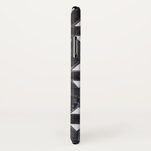 生エレガント物タイル模様の灰色モザイク花 Case-Mate iPhoneケース (裏面/右)