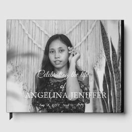 生エレガント生写真追悼式お祝い ゲストブック